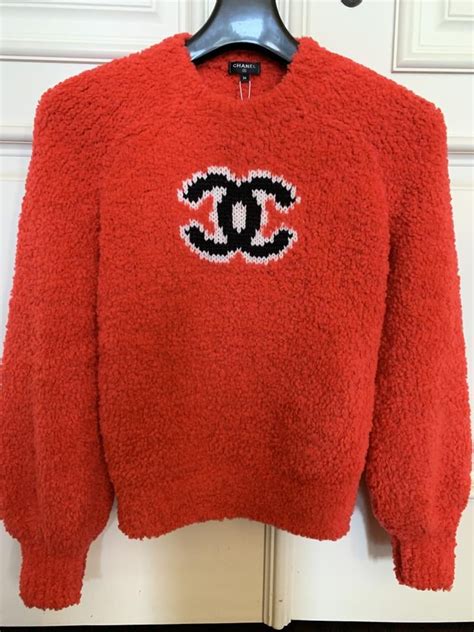 red chanel sweater|chanel turtleneck sweater 5.